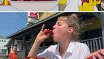 Kreatif Banget! Dua Turis Ini Niat Tirukan Momen Makan The Simpsons