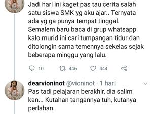 Viral Pelajar SMK Numpang di Sekolah Karena Ditinggal Minggat Ortu