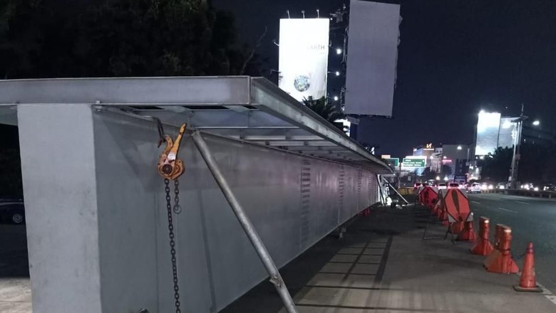 Girder JPO Tol Bandara Dipasang Besok, Jasa Marga Terapkan Rekayasa Lalin Girder JPO Tol Bandara Dipasang Besok, Jasa Marga Terapkan Rekayasa Lalin