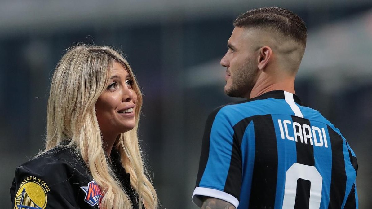 Wanda Nara dan Mauro Icardi. (Foto: Emilio Andreoli/Getty Images)