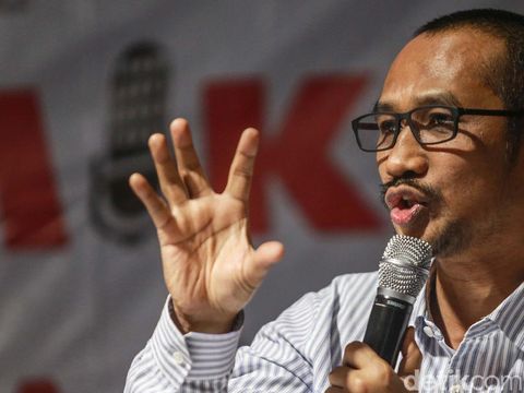 Revisi UU KPK terus dibahas dalam sebuah diskusi di Jakarta, Sabtu (7/9/2019). Diskusi itu menghadirkan Abraham Samad dan anggota DPR.