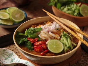 Resep Mi Laksa Ala Singapura yang Enak dan Kaya Bumbu