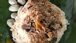 Raos Pisan! Sarapan Nasi Tutug Oncom Lauknya Ikan Asin