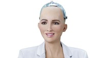 Sophia adalah robot humanoid realistis yang mampu menampilkan ekspresi mirip manusia dan berinteraksi dengan orang-orang. Hanson Robotics/Istimewa.