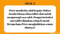 Hayoo berapa lama sih Peter habisi semua obatnya? (Foto: detikHealth)