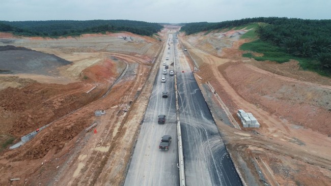 Terowongan Tembus Gunung, Tol Trans Sumatera Pakai VCM