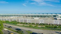 Bandara Internasional Sultan Aji Muhammad Sulaiman atau Bandara Sepinggan di Balikpapan. Pool/Wijaya Karya.