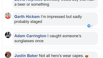 Banyak pujian buat aksinya yang bagaikan ninja itu, walaupun ada pula yang menduganya setting-an belaka. (Foto: via Boredpanda.com)