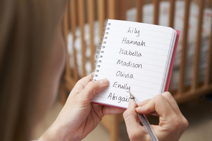 ilustrasi mencari nama bayi List features most popular female choices