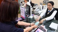 Edisi 2019 mencakup uang kertas dan koin satu koin 50, 20, 10, dan satu yuan baru, 0,5 yuan, dan 0,1 yuan. Xinhua/Chen Yehua.