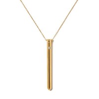 Dinamai Crave Vesper, benda ini berfungsi sebagai vibrator sekaligus aksesori. Ada berbagai pilihan warna mulai dari emas, perak hingga rose gold. Crave Vesper yang bentuknya seperti liontin ini dilengkapi tombol tunggal untuk mematikan/menyalakan sekaligus mengatur intensitas getaran mulai dari rendah, medium, tinggi hingga sangat tinggi. Foto: Istimewa