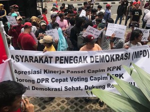 KPK Tegas Menolak, Ada Saja Massa Gelar Aksi Dukung Revisi UU KPK