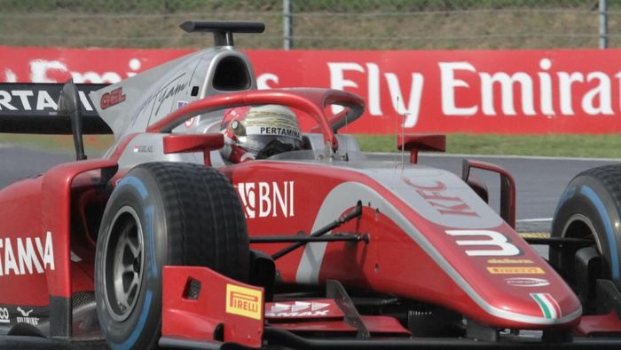 Sean Gelael finis kesembilan di F2 Monza (dok.Sean Gelael) Sean Gelael finis kesembilan di F2 Monza (dok.Sean Gelael)