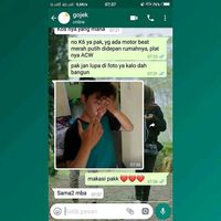Percakapan Rintan dengan abang ojol.