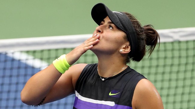 Bianca Andreescu juara Amerika Serikat Terbuka 2019 (Foto: Matthew Stockman/Getty Images) Bianca Andreescu juara Amerika Serikat Terbuka 2019 (Foto: Matthew Stockman/Getty Images)