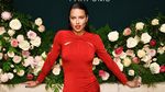 Sexy In Red! Penampilan Adriana Lima dengan Dress Ketat