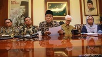 Pengurus Besar Nahdlatul Ulama (PBNU) melakukan pertemuan dengan tokoh lintas agama di  Gedung PBNU, Jl Kramat Raya, Jakarta Pusat, Senin (9/9/2019). Pertemuan tersebut menghasilkan deklarasi Papua damai.
