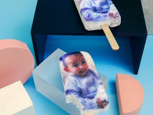 Asyik! Foto Selfie Kini Bisa Ditempel di Es Loli