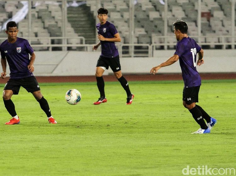Asah Finishing, Begini Suasana Latihan Timnas Thailand