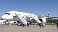 Airbus membawa salah satu pesawat andalannya ke Rusia, yakni A350 XWB. Ini juga menyambut perhelatan Aeroflot 2020 (CNN)