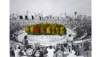 Ada Hutan Tumbuh di Tengah Stadion Sepak Bola