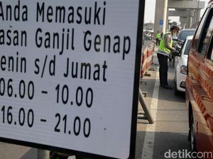Polisi Tilang 4.894 Pelanggar Ganjil Genap Selama 2 Pekan Penindakan