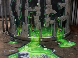 Keren! Kumpulan Bangunan Disulap bagaikan Lukisan Transparan