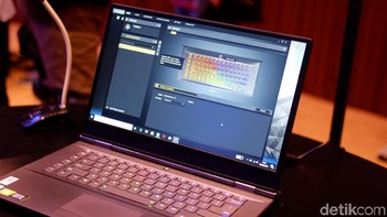 Pewarnaannya bisa diatur dari software, Foto: Adi Fida Rahman/detikINET