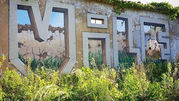 Grafitinya ini mampu menarik perhatian pejalan kaki yang melintas. (Foto: Rodrigo Miguel)