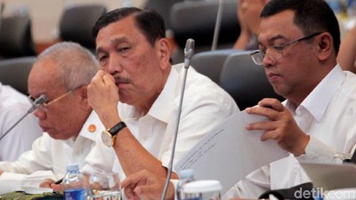 Ekspresi Luhut Saat Rapat Terakhir Bareng Banggar DPR