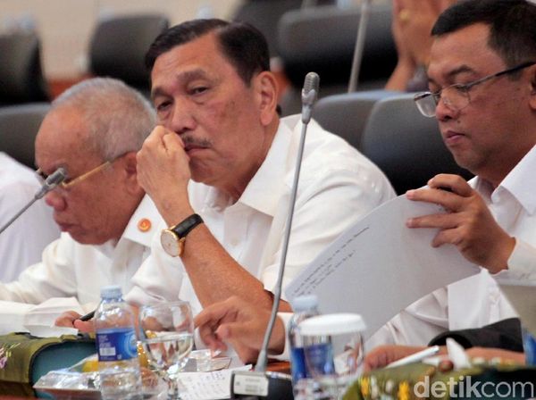 Ekspresi Luhut Saat Rapat Terakhir Bareng Banggar DPR