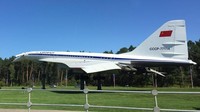 Pameran ini digelar di Kota Zhukovsky, sebuah wilayah yang jadi pusat aviasi Rusia. Ini adalah Tupolev Tu-144 atau Concordsky, pesawat supersonik saingan Concorde (CNN)