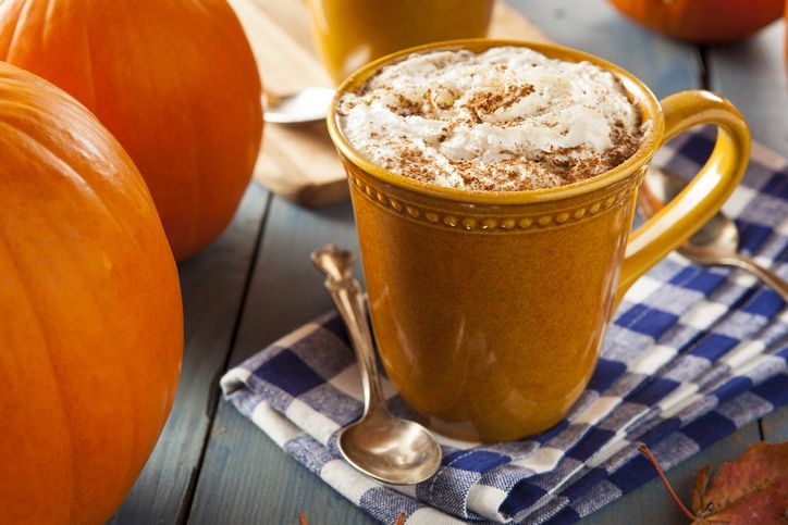 Pumpkin spice latte.  Please see my portfolio for other drinks and holiday related images.