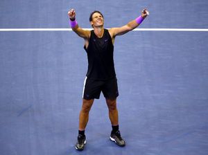 Atasi Perlawanan Alot Medvedev, Rafael Nadal Juara AS Terbuka
