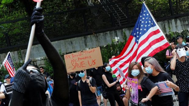 Pendemo Minta Tolong AS, Hong Kong Tegaskan Asing Tak Ikut 