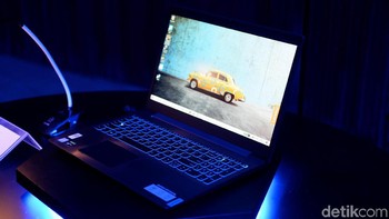 Notebook ini didesain stylist. Foto: Adi Fida Rahman/detikINET