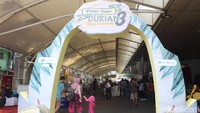 Festival durian yang bertajuk Pekan Raya Durian ini memamerkan jenis-jenis durian dari berbagai daerah. Foto: dok. detikFood