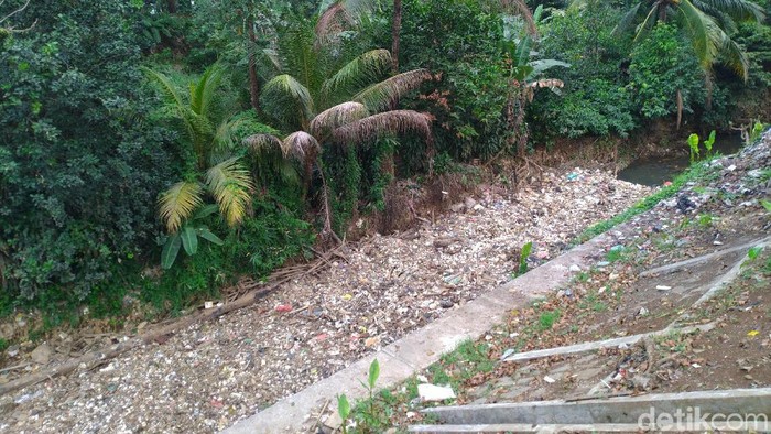 Tumpukan Sampah Tersebar di Perairan Kalibaru Bogor hingga Depok