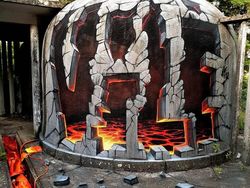 Keren! Kumpulan Bangunan Disulap bagaikan Lukisan Transparan