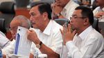 Ekspresi Luhut Saat Rapat Terakhir Bareng Banggar DPR