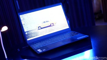 Notebook ini tidak hanya andal untuk bekerja dan bermain game.  Foto: Adi Fida Rahman/detikINET