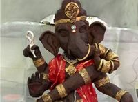 Demi Toleransi, Seniman Muslim di India Ini Bikin Patung Ganesha dari Cokelat 