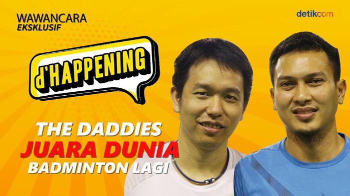 Saksikan DHappening Hendra/Ahsan. Foto: 20Detik Saksikan DHappening Hendra/Ahsan. Foto: 20Detik