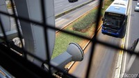 Penerapan tilang elektronik di busway ditargetkan mulai diterapkan pada Oktober 2019 mendatang.