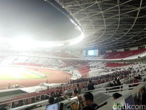 Suasana di GBK Kini: Suporter Indonesia Kalah Berisik dari Pendukung Thailand