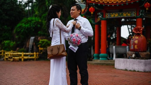 99 Pasangan di Malaysia Menikah Massal di Tanggal Cantik 9-9-2019