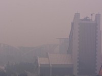 Curhat Pedagang Dikepung Pekatnya Kabut Asap