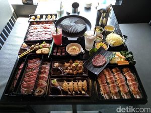 Puas! Makan BBQ dan Shabu-shabu Lebih dari 50 Menu