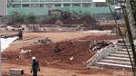 Melihat Progres Pembangunan Alun-alun Kota Depok