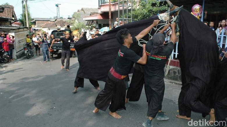 Kesenian Bantengan Pasuruan (Muhajir Arifin/detikcom) Kesenian Bantengan Pasuruan (Muhajir Arifin/detikcom)